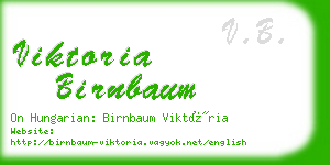 viktoria birnbaum business card